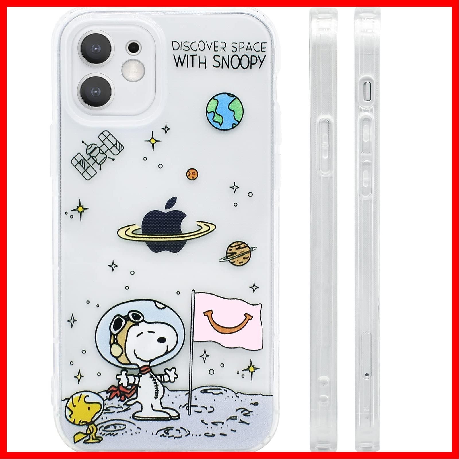 【人気商品】バンパー TPU すり傷防止 クリア 指紋防止 全機種対応 全面 かわいい 耐衝撃 スマホケース スヌーピー ワイヤレス充電対応 ケース 人気 用 おしゃれ 用 アイフォン 第2世代 SE SE2 i
