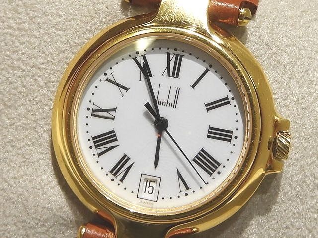 dunhill ダンヒル ミレニアム メンズ トップ クォーツ 時計 ☆ P6