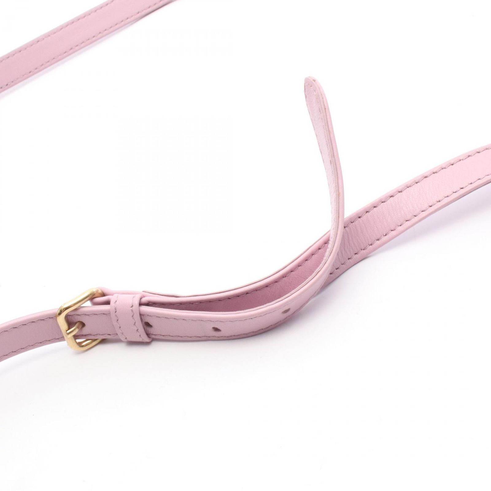 ミュウ ミュウ Miu Miu ショルダーバッグ パデッド ピンク ナイロン 