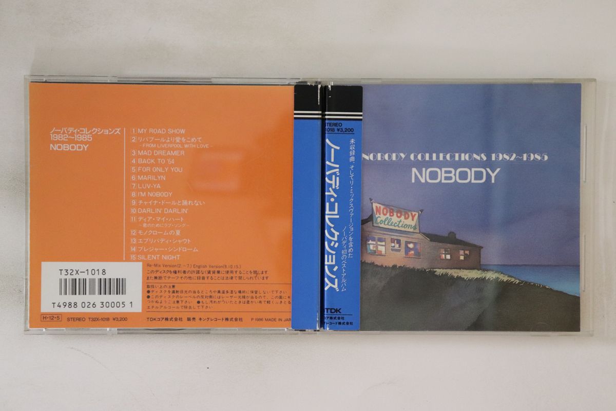 CD Nobody ノーバディ コレクションズ 1982-1985 T32X1018 TDK |00110