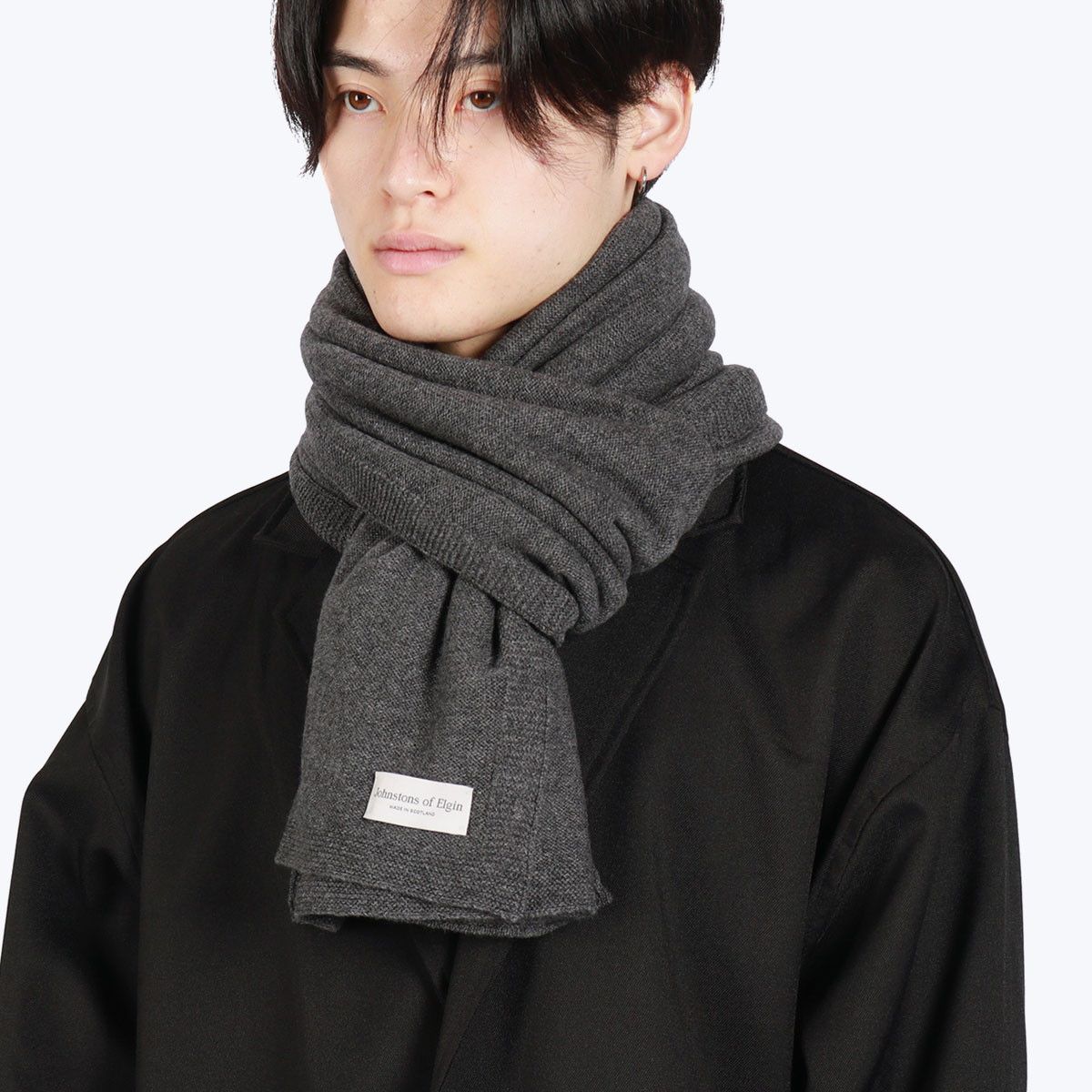 782 ジョンストンズ オブ エルガン 大判 ストール マフラー カシミヤ100 ジョンストンズオブエルガン ストール マフラー カシミヤ 大判 782