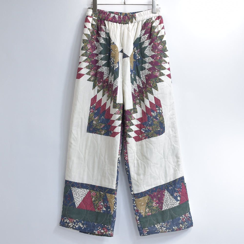 Remake リメイク ハンドメイド パッチワーク風プリントデザイン ワイド