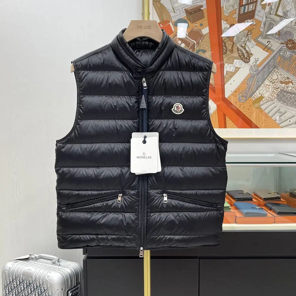 MONCLER モンクレール GUI ジーユー ダウン ベスト ダウン ブラック 5 6 サイズ