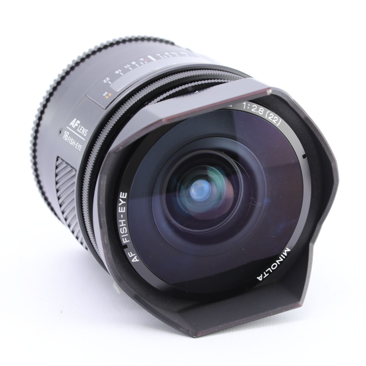 アウトレット 美品 MINOLTA AF 16mm F2.8 Fish-eye αAマウント