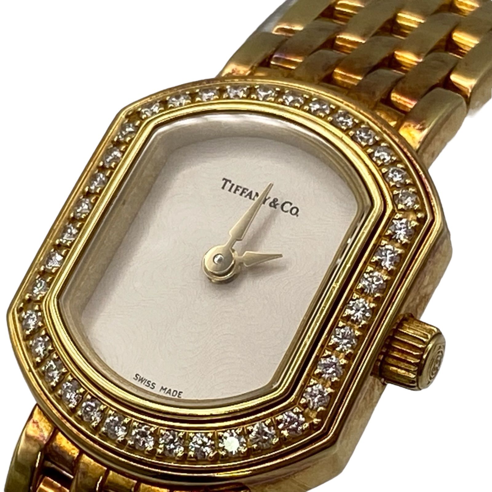 ○ティファニー TIFFANY&Co. 時計 マーククーペ ダイヤモンド