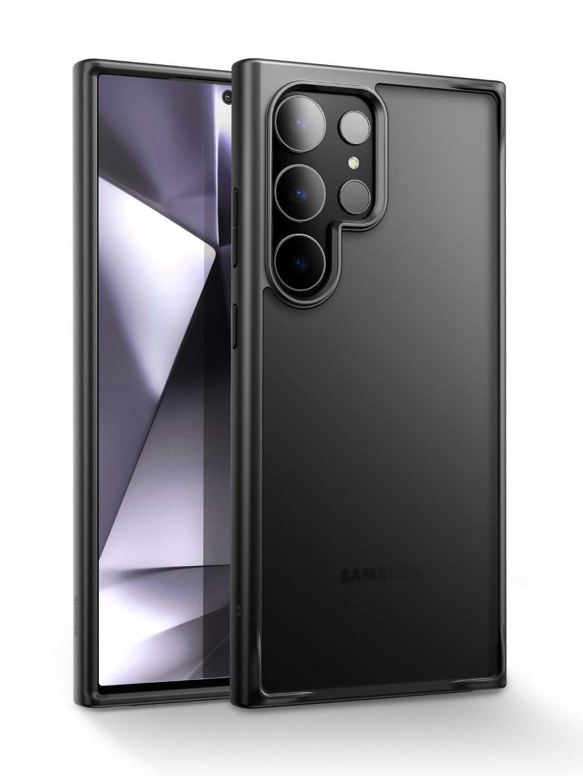 【新着商品】ケース Ultra 2024 落下防止 S24 半透明 マット感 米軍MIL規格取得 Galaxy 衝撃吸収 カメラ保護 Samsung 薄型 密着 SUPCASE ワイヤレス充電対応 UBStyleシリーズ