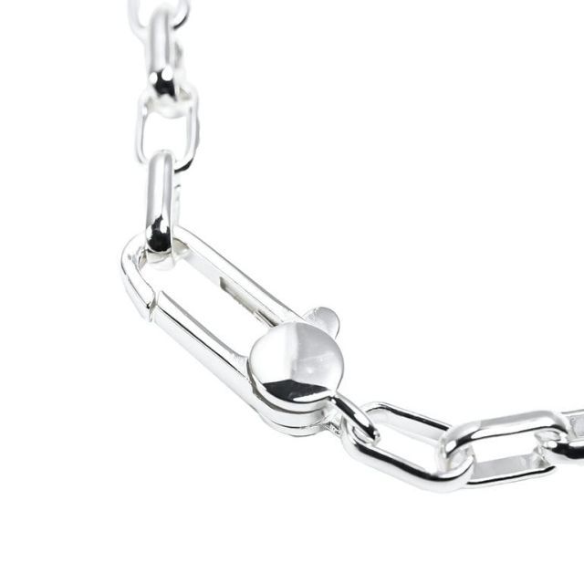 ⚪︎GUCCI グッチ バングル ロゴ プレート シルバー 925 新品 グッチ GUCCI ブレスレット 全2サイズ インターロッキング G