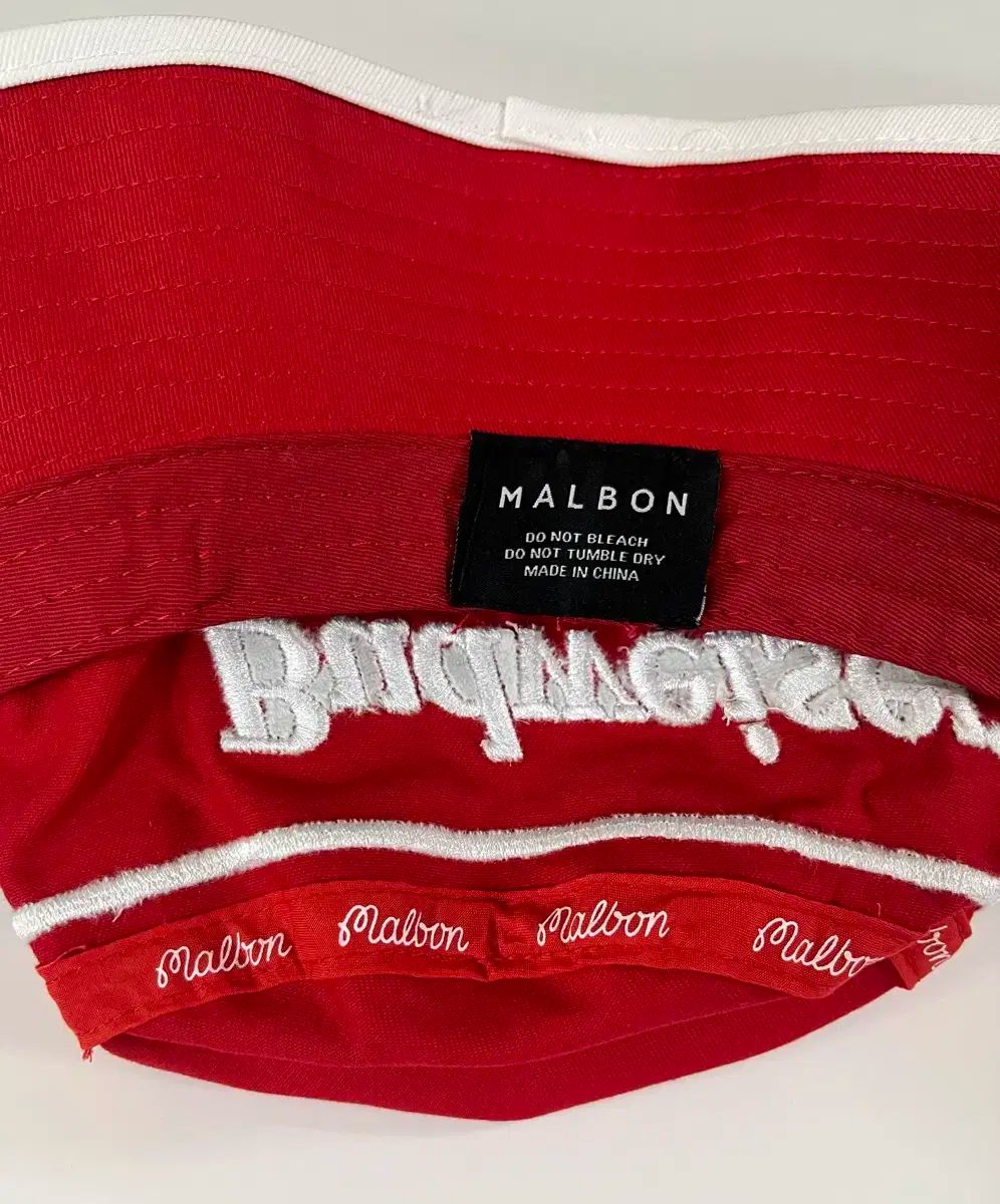 Malbon Golf マルボンゴルフ ゴルフ バドワイザー レッド バケットハット