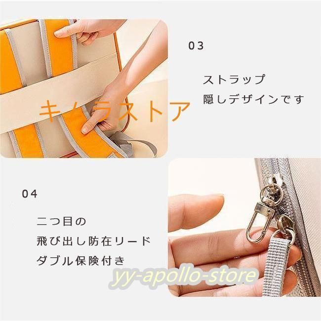 レバー付き ペットキャリー
