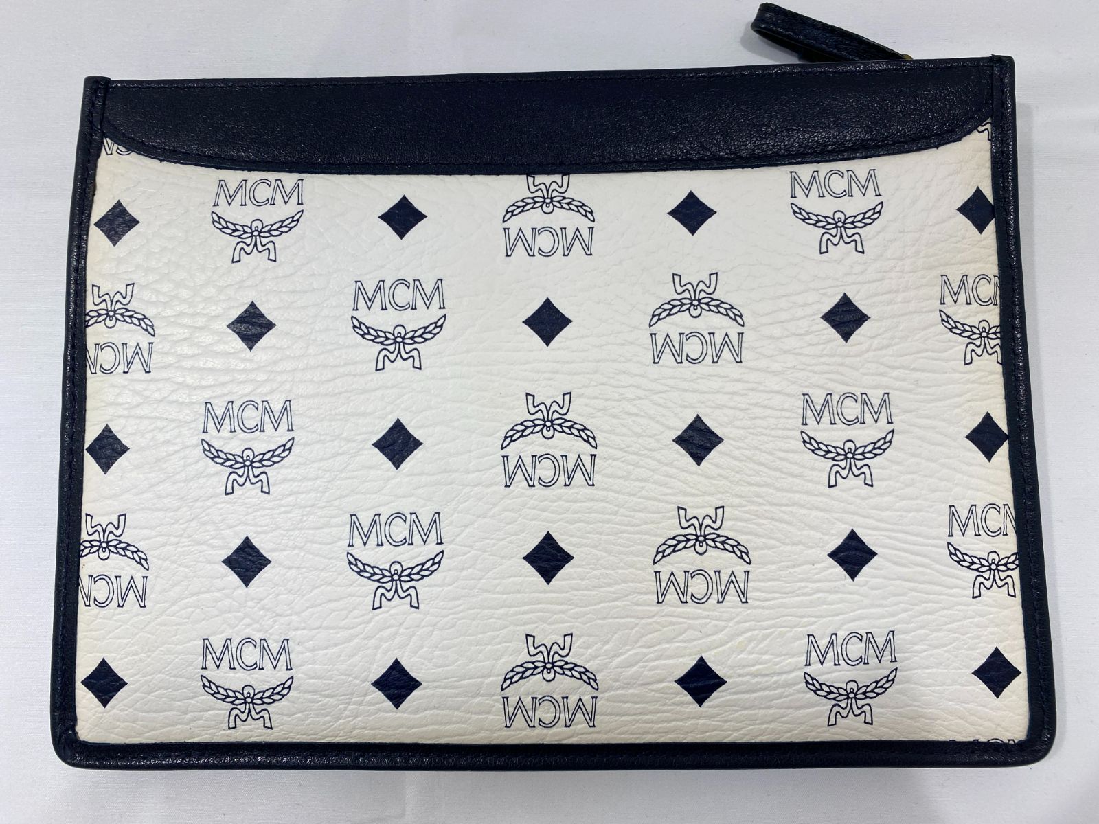 七重浜792-3-070705nh】MCM エムシーエム クラッチバッグ セカンド