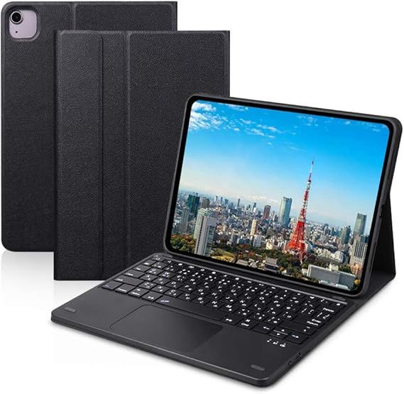【在庫処分】EWiN 最新型 iPad用キーボード付きケース 2024 iPad Air6(M2) 11インチ iPad Pro 11インチ 第1/2/3/4世代 iPad Air 第4/5世代 10.9インチ対応 JIS日本語配列 bluetooth