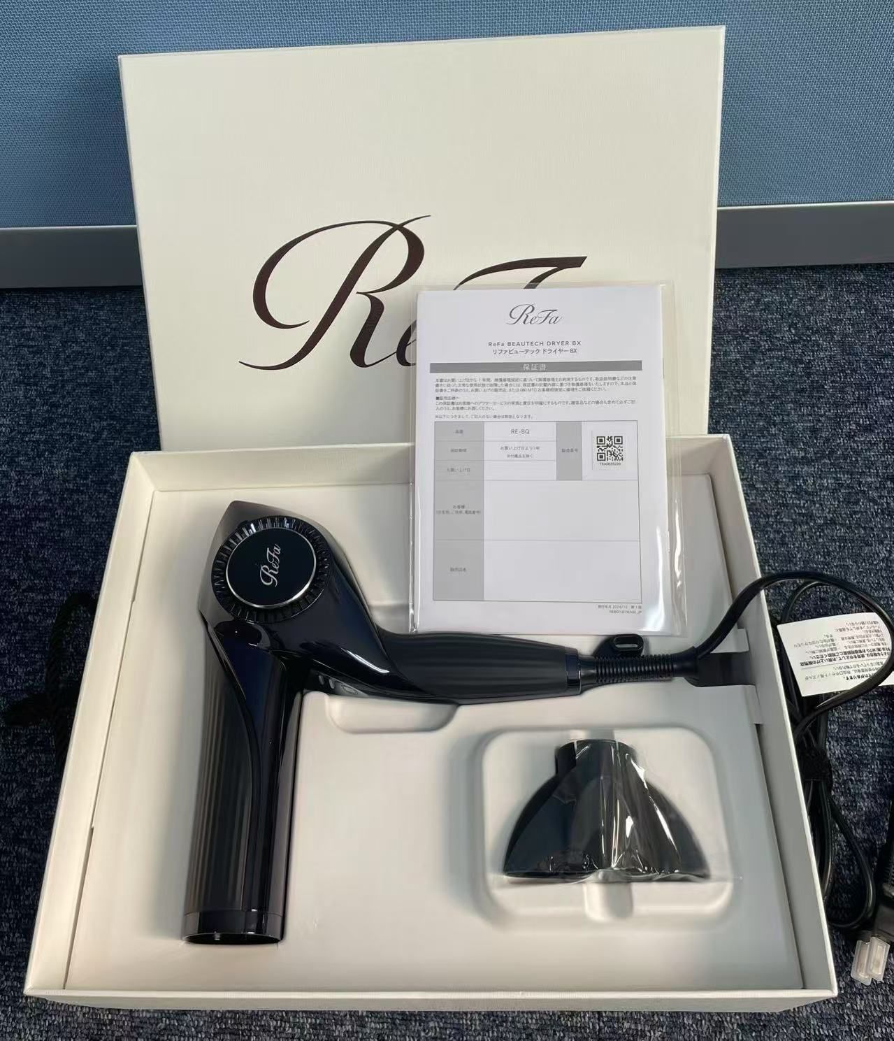 新品未開封　ReFa ヘアドライヤー RE-BQ-03A ブラック リファ ビューテック ドライヤー BX(ブラック) | MTG | RE-BQ