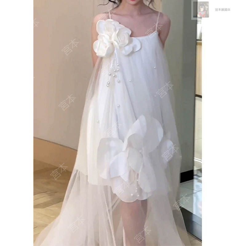 キャミソール ドレス ウェディングドレス ホワイト 新品 未使用 ウェディングドレス ホワイト 上品！セクシー エレガントレース