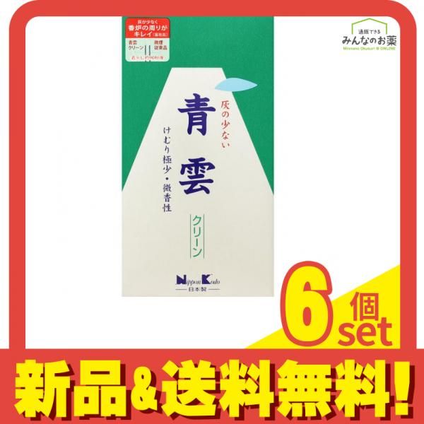 日本香堂 青雲クリーン バラ詰 130g 6個セット まとめ売り