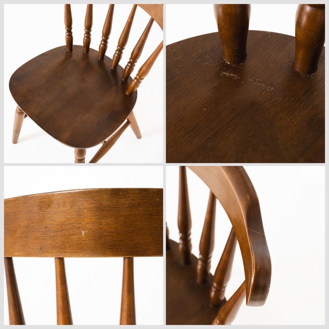 姫路マルニ ヴィンテージ家具 ウィンザーチェア ダイニングチェア 1脚