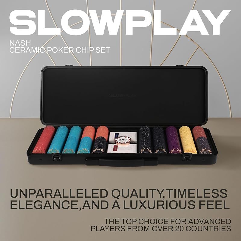 SLOWPLAY Nash Ceramic Poker Chips Set | Nashセラミックポーカー