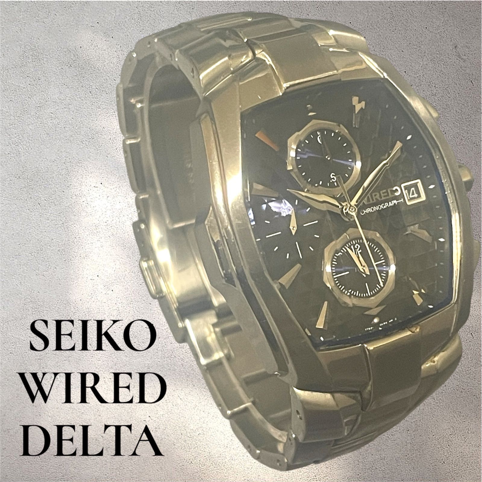 SEIKO セイコー WIRED ワイアード DELTA（デルタ） クロノグラフ 
