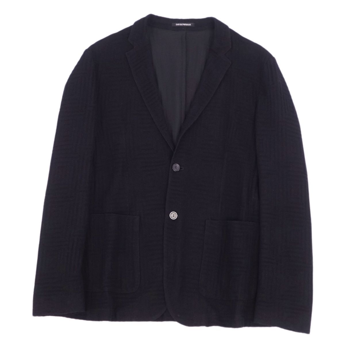 美品 エンポリオアルマーニ EMPORIO ARMANI ニット ジャケット テ