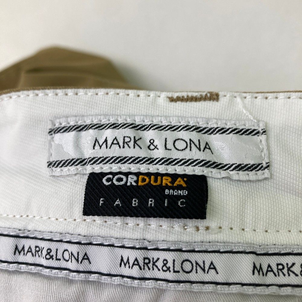 サイズ：M MARK&LONA マークアンドロナ  ストレッチパンツ  ベージュ系 [240101454863] ゴルフウェア メンズ ストスト サイズ：M MARK&LONA マークアンドロナ ストレッチパンツ