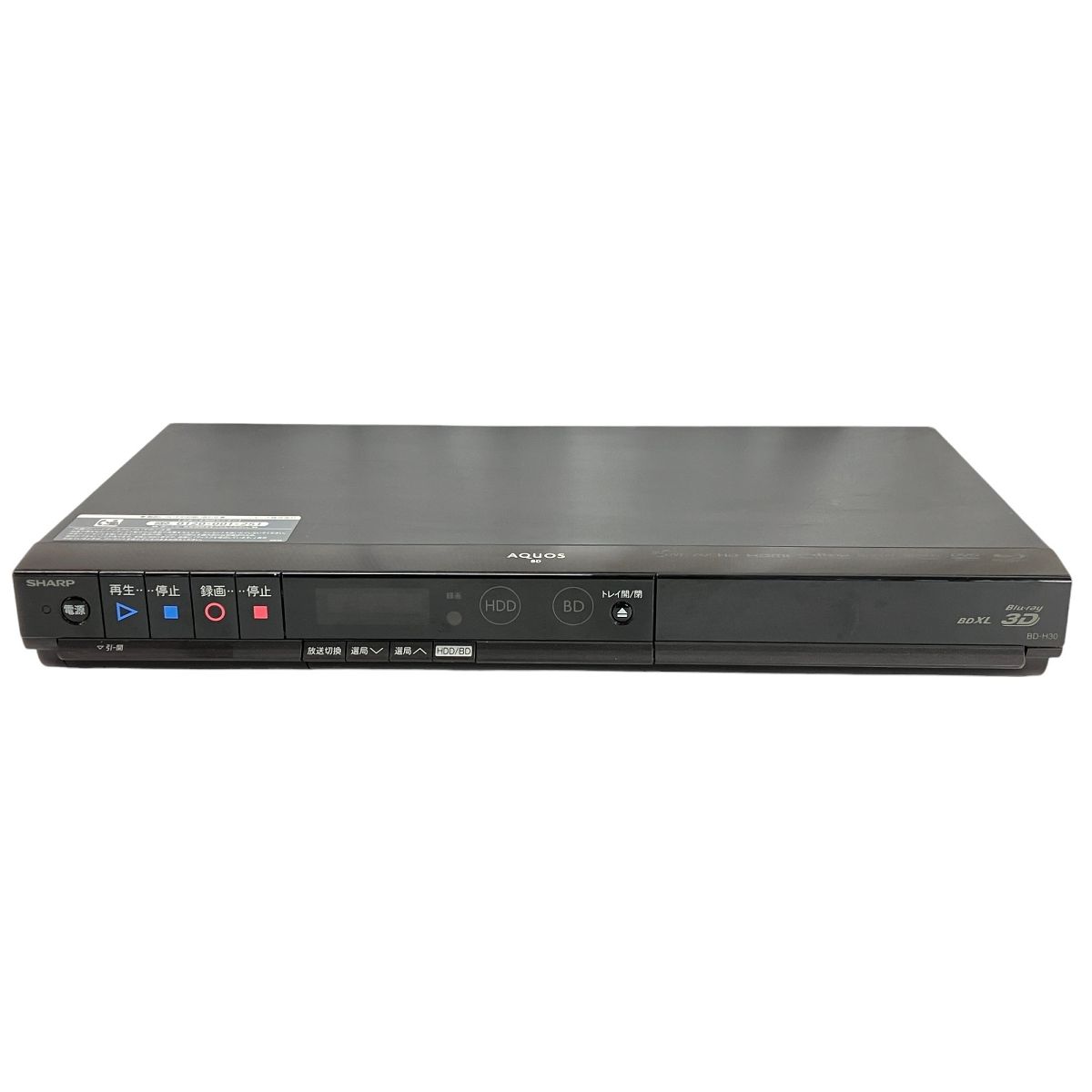 SHARP BD-H30 ブルーレイ ディスク レコーダー 2011年製 家電 シャープ 中古 W9240791 - メルカリ