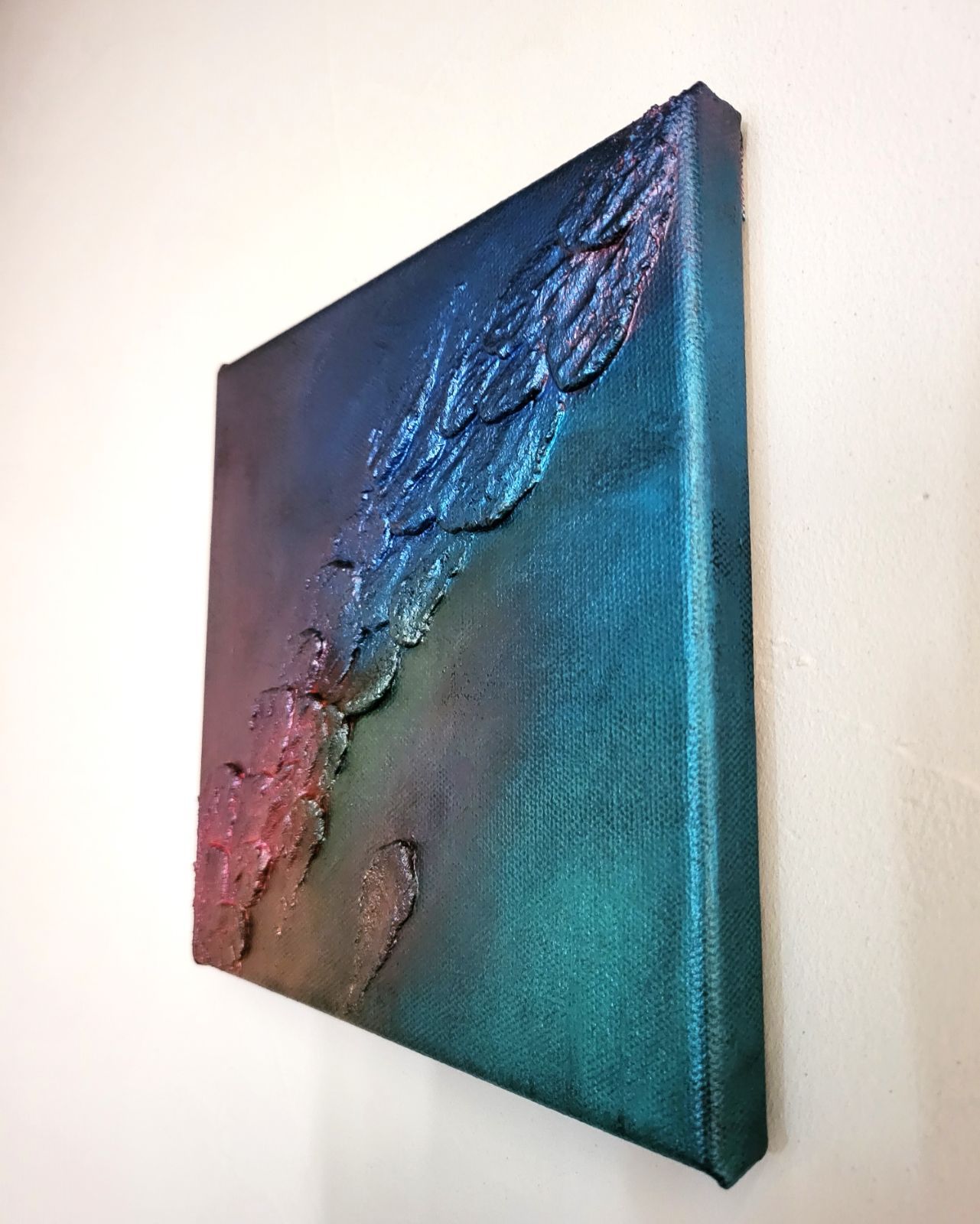 Earth/ テクスチャーアート 18×18㎝ S0 原画1点のみ モダンアート Earth - テクスチャーアート キャンバス 18×18㎝ S0号 原画のみ 一点物