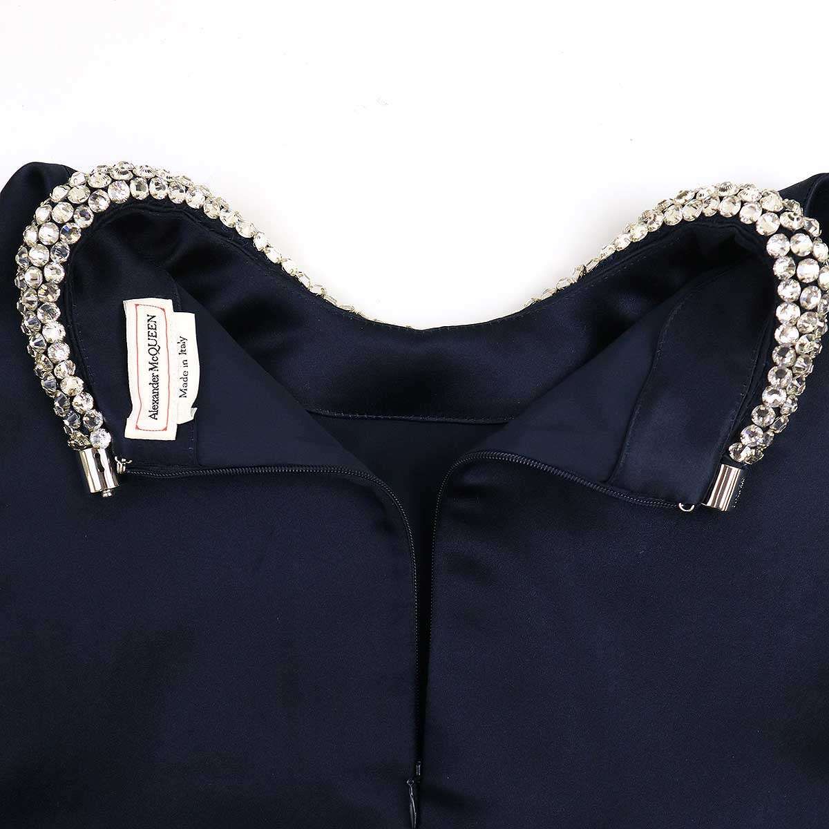 ALEXANDER McQUEEN アレキサンダーマックイーン Draped Silk Cocktail