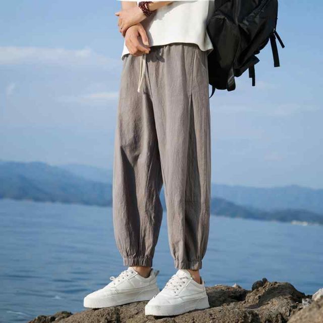 高品質，お得 種類38：L/I：グレー 赤 メンズ ファッション 服 男性用 オシャレ シンプル 大人 かっこいい 大きいサイズ ストリート 紳士服 パンツ スリムフィット ホワイト カジュアル 夏 薄手 速乾 快適 その他