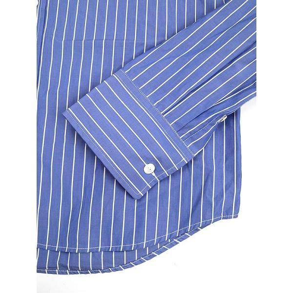 MARNIマルニ20AWオーバーサイズストライプシャツブルーサイズ:46