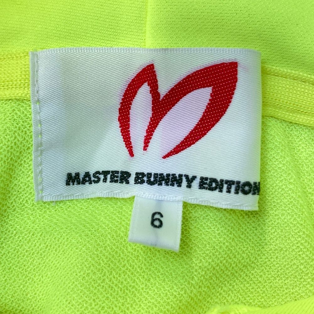 サイズ：6 MASTER BUNNY EDITION マスターバニーエディション 2024年 半袖パーカー  イエロー系 [240101482963] ゴルフウェア メンズ ストスト サイズ：6 MASTER BUNNY EDITION マスターバニーエディション