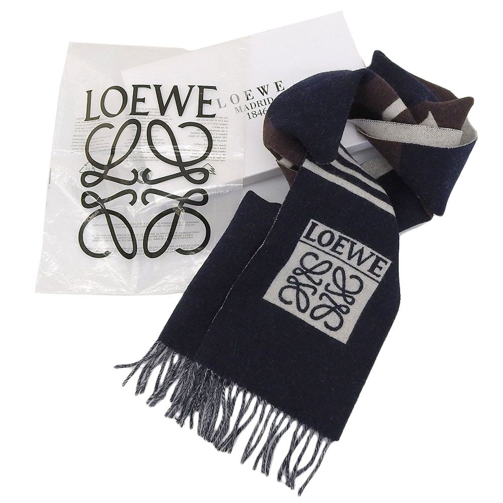 ロエベウールマフラー 箱付き