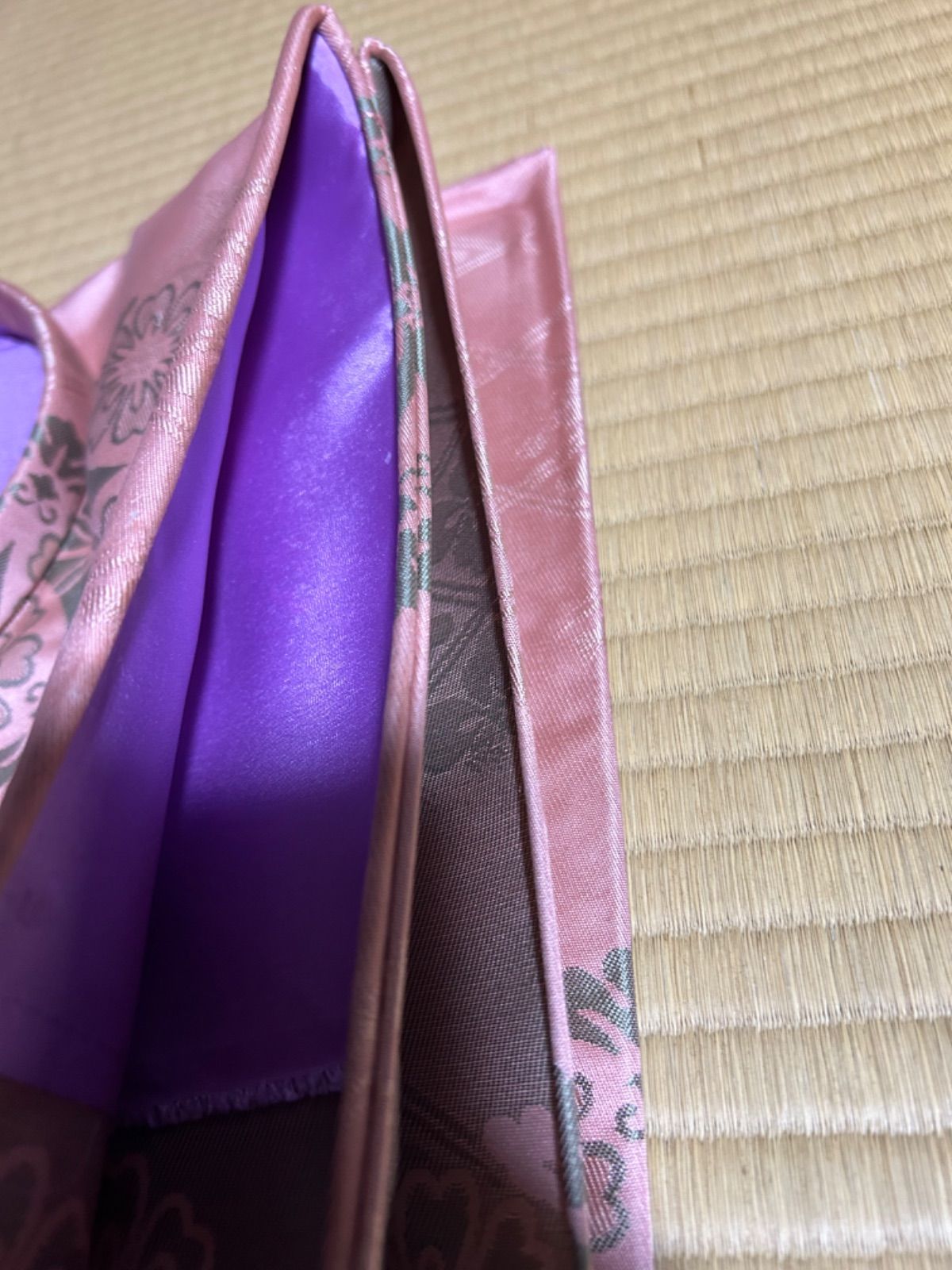 正絹 袖裏羽二重付