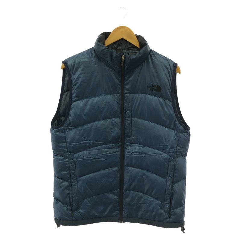 ノースフェイス　アコンカグア　ダウンベスト ND18105　Lサイズ　ブルー 中古】THE NORTH FACE アコンカグアダウンベスト サイズL