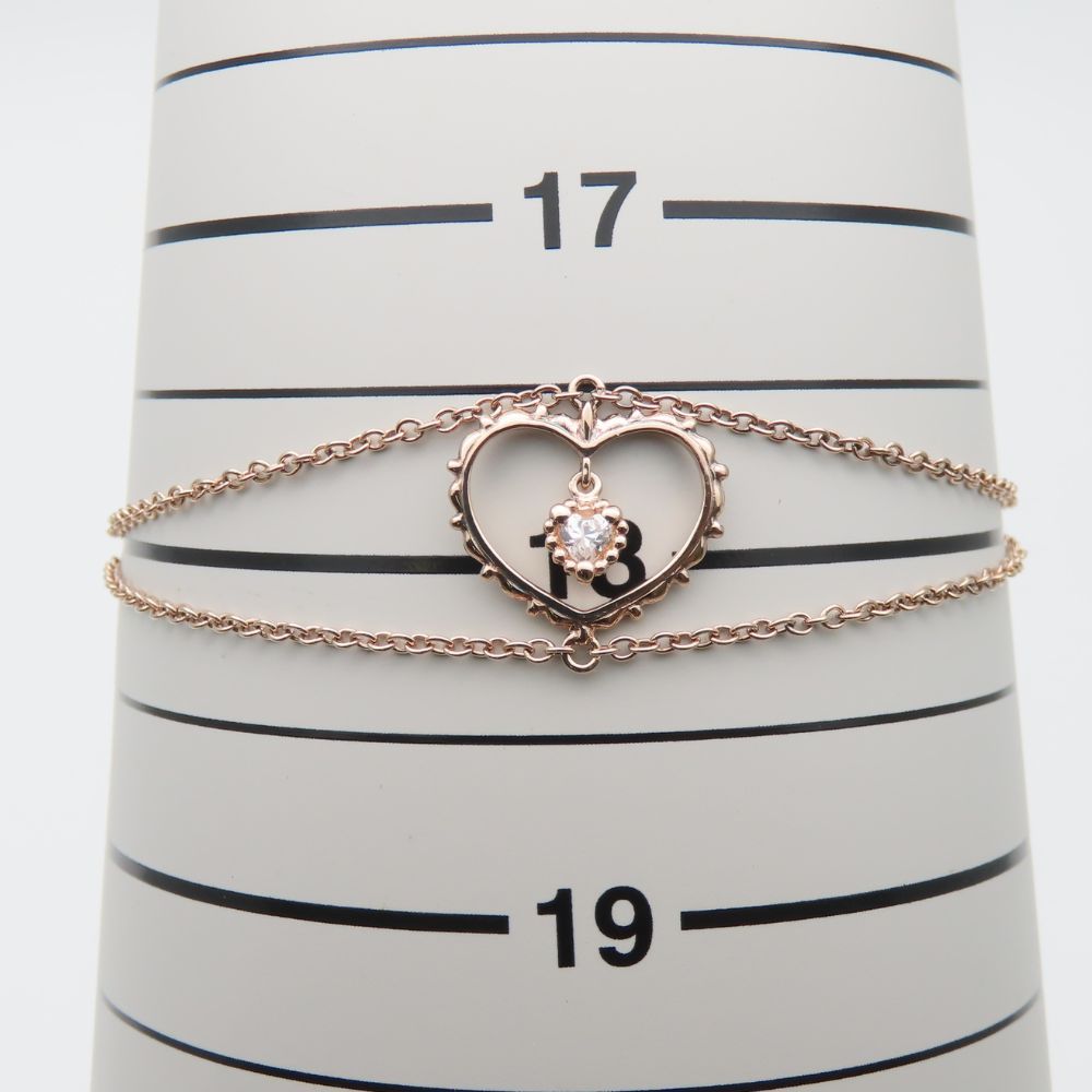 サマンサティアラ K10 バングルブレスレット K10 PG トパーズ