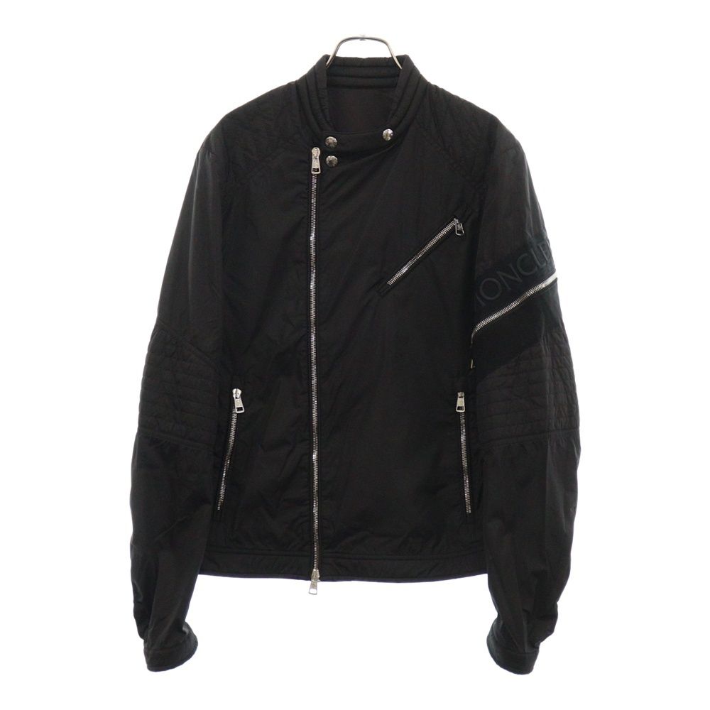 MONCLER ジップアップ ナイロン ダブルライダースジャケット