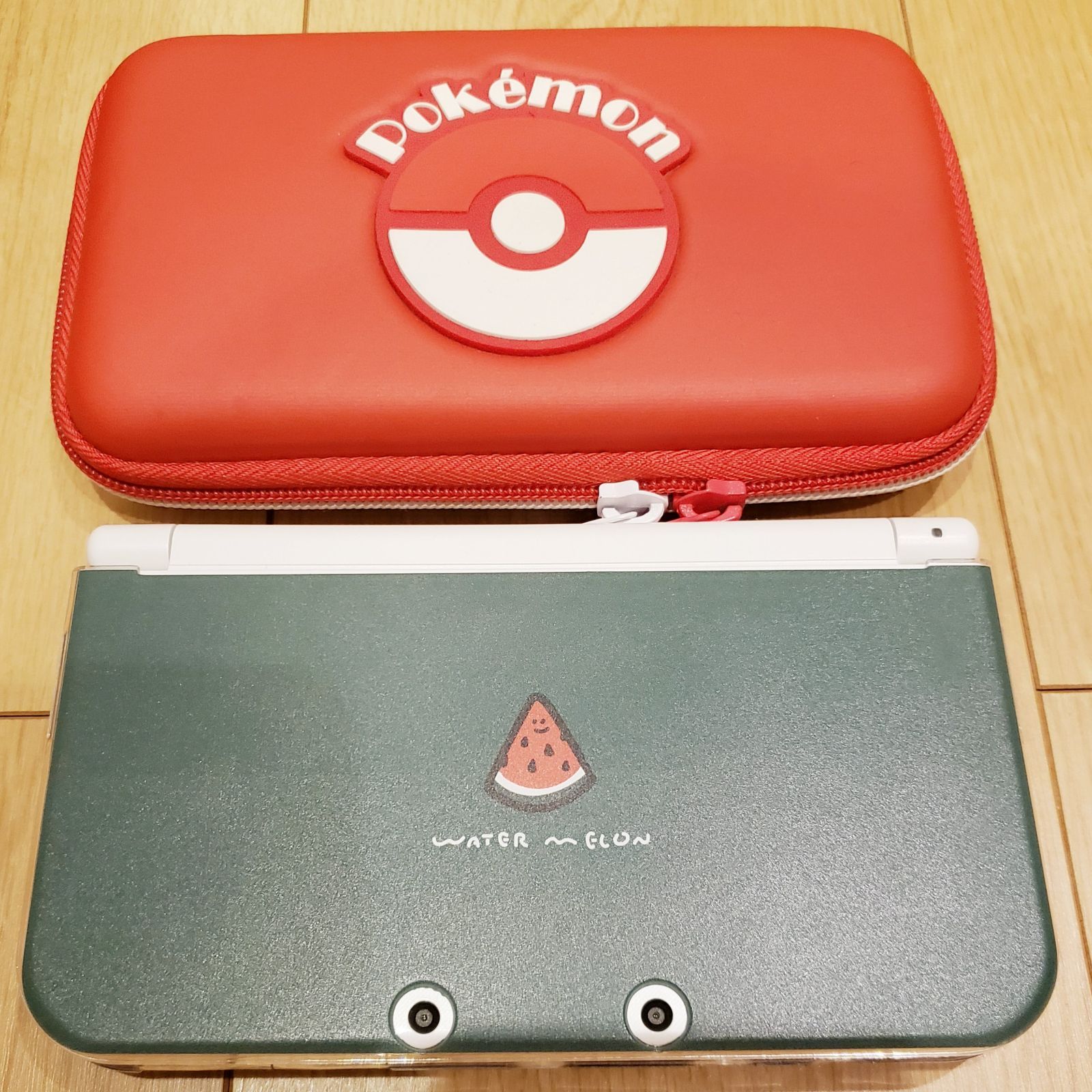 Nintendo 3DS LL 本体 ケースセット 【公式通販】 任天堂 3DS 赤 本体 