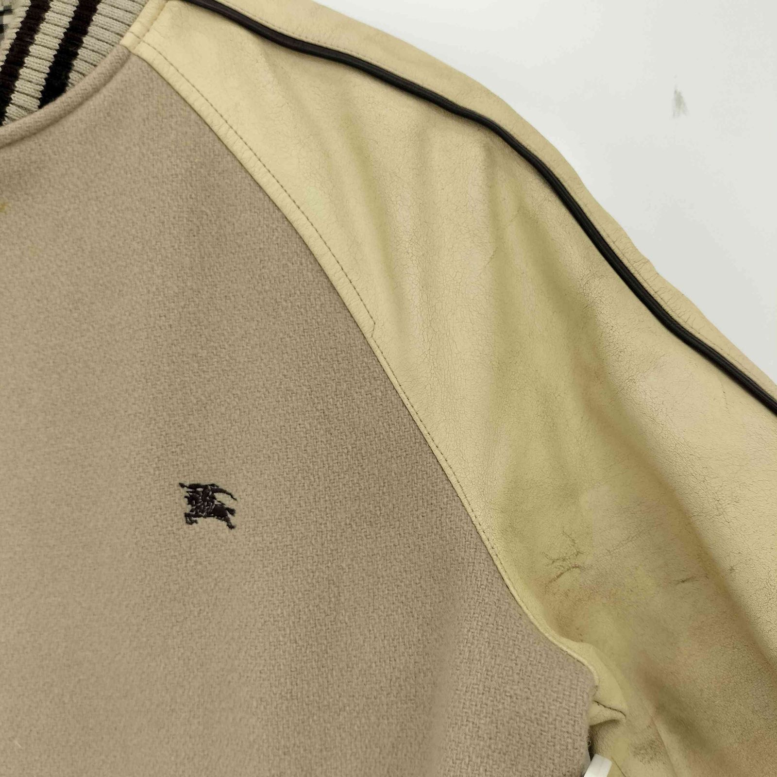 BURBERRY BLUE LABEL ダブルライダースジャケット ノバチェック バーバリーブルーレーベル BURBERRY BLUE LABEL 裏地ノバ