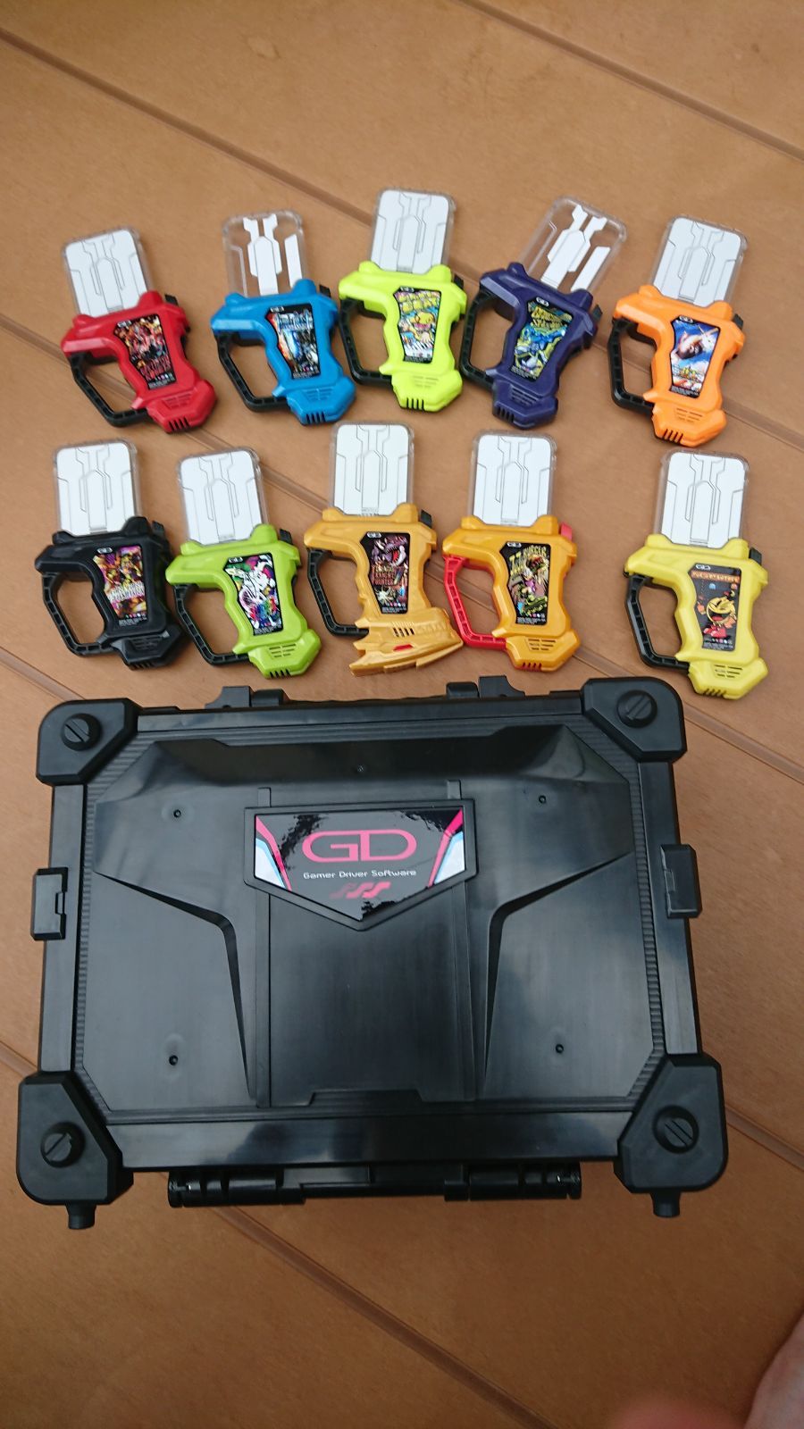 仮面ライダーエグゼイド DXガシャット10セット＋ガシャットケース