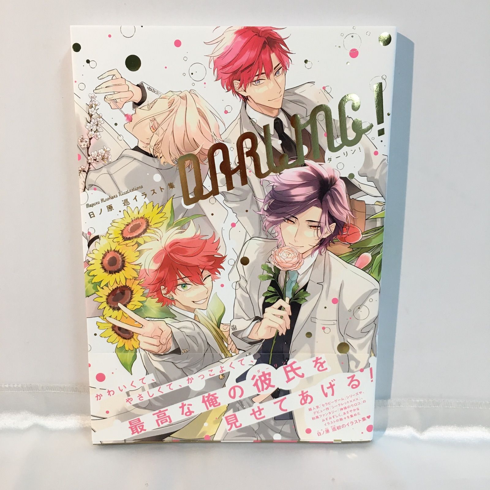美品】日ノ原 巡イラスト集 DARLING! セラピーゲーム/ シークレット