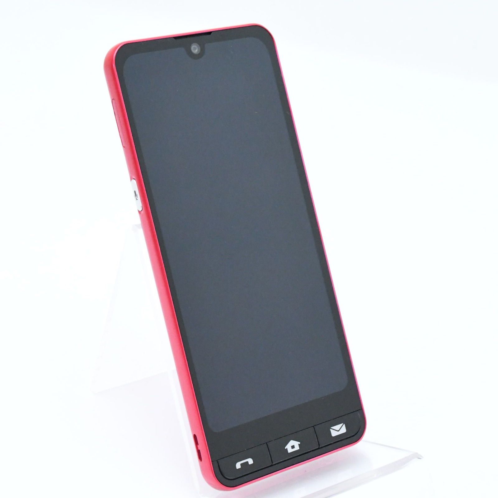 SHARP BASIO active SHG09[64GB] au レッド【安心保証】 品〕 BASIO