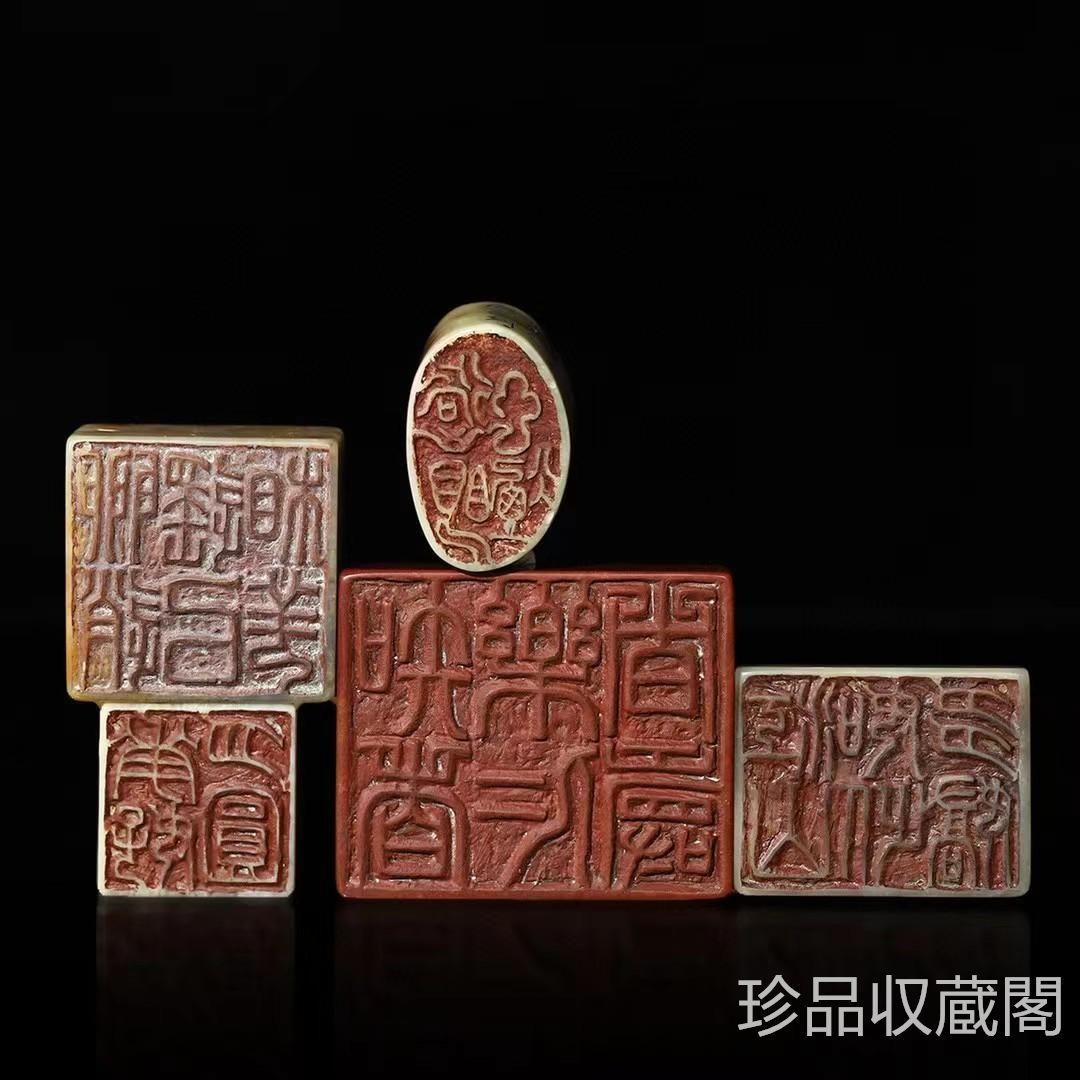 中国古美術・旧蔵寿山石瑞獣鈕の印鑑・木箱付き・手彫り・風水・書道具・文房具・置物 中国古美術・旧蔵寿山石瑞獣鈕の印鑑・木箱付き・手彫り・風水・