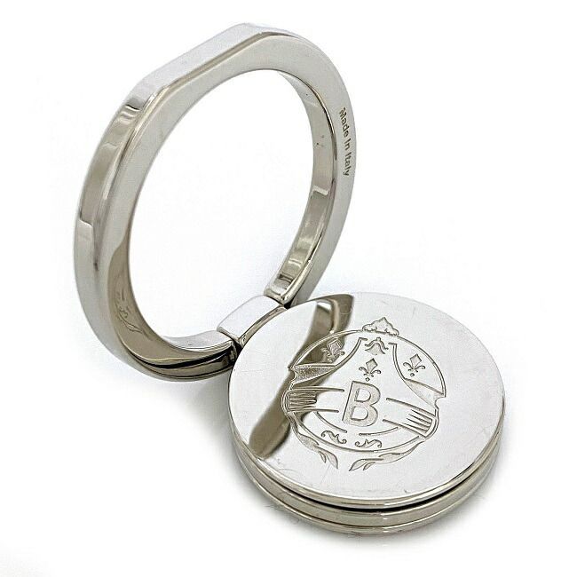 BERLUTI スマホ　リング ベルルッティ スマホリング シルバー 未使用 美品 メタル S