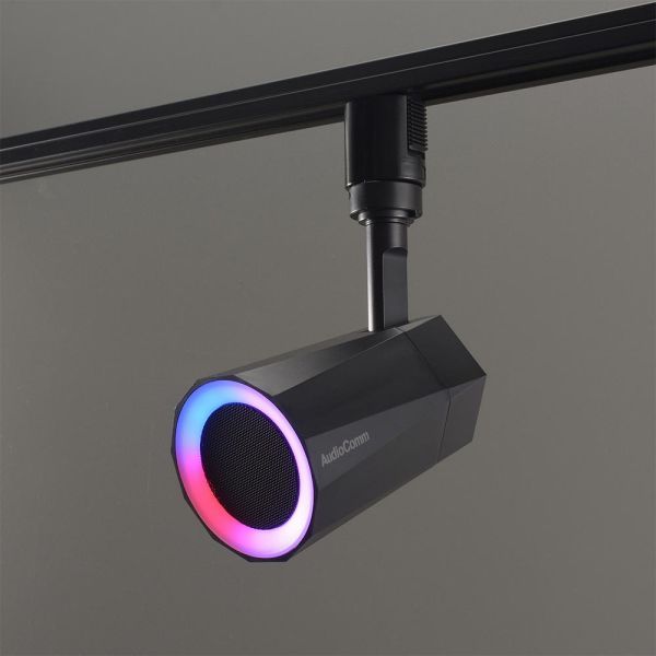 口径50mmスピーカー|12W|RGBイルミネーション7色|ライティングダクト接続