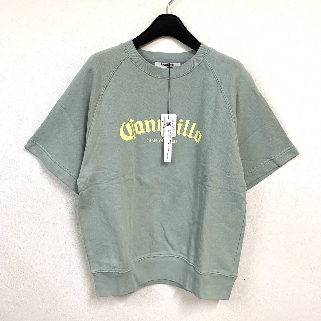 新品 ヤマダヤ RADIATE グラフィック発砲ロゴスウェット ブラック ヤマダヤ RADIATE(ラディエイト) ロゴスウェット（グラフィック