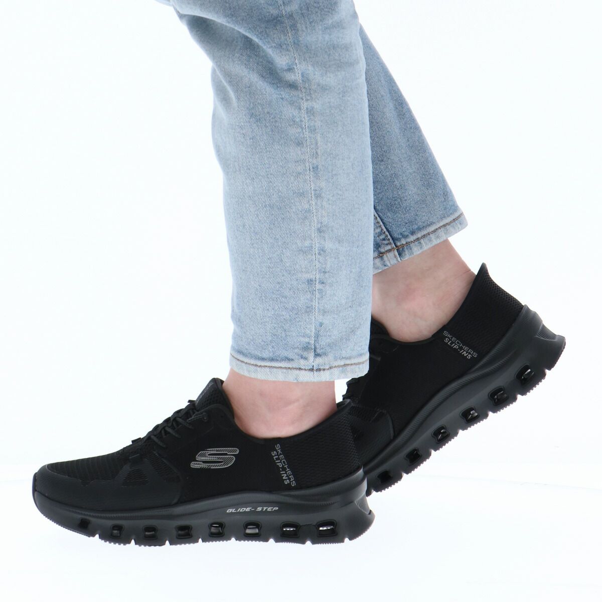 スケッチャーズ スリップインズ シューズ レディース ブランド ダイエット ウォーキング スニーカー スポーツシューズ 通勤 旅行 SKECHERS グライドステップ プロ 立ったまま履ける ハンズフリー 高齢者 履きやすい ローカット HRDEVELOPMENT_JP
