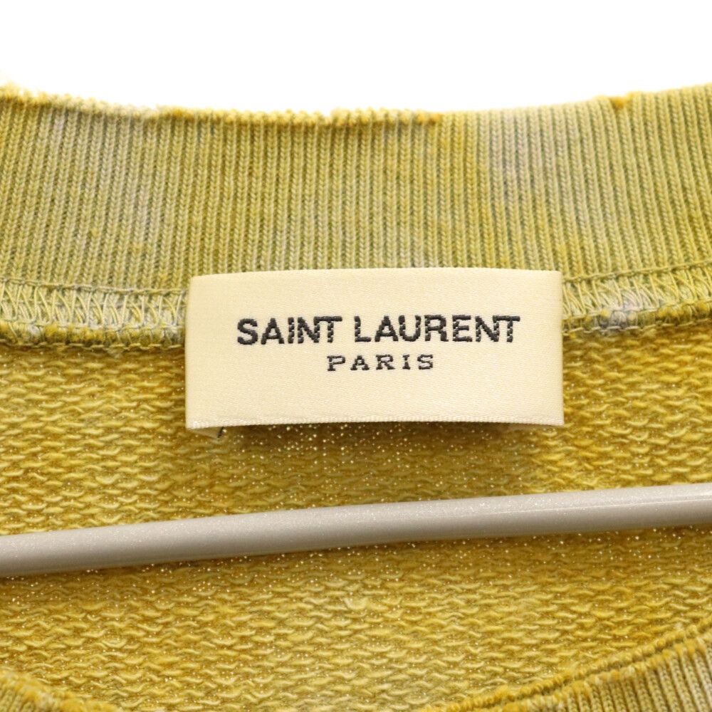 saint 人気 laurent ダイダイ スウェット