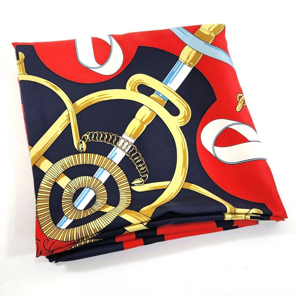 エルメス HERMES カレ90 黄金の拍車 Eperon dol スカーフ