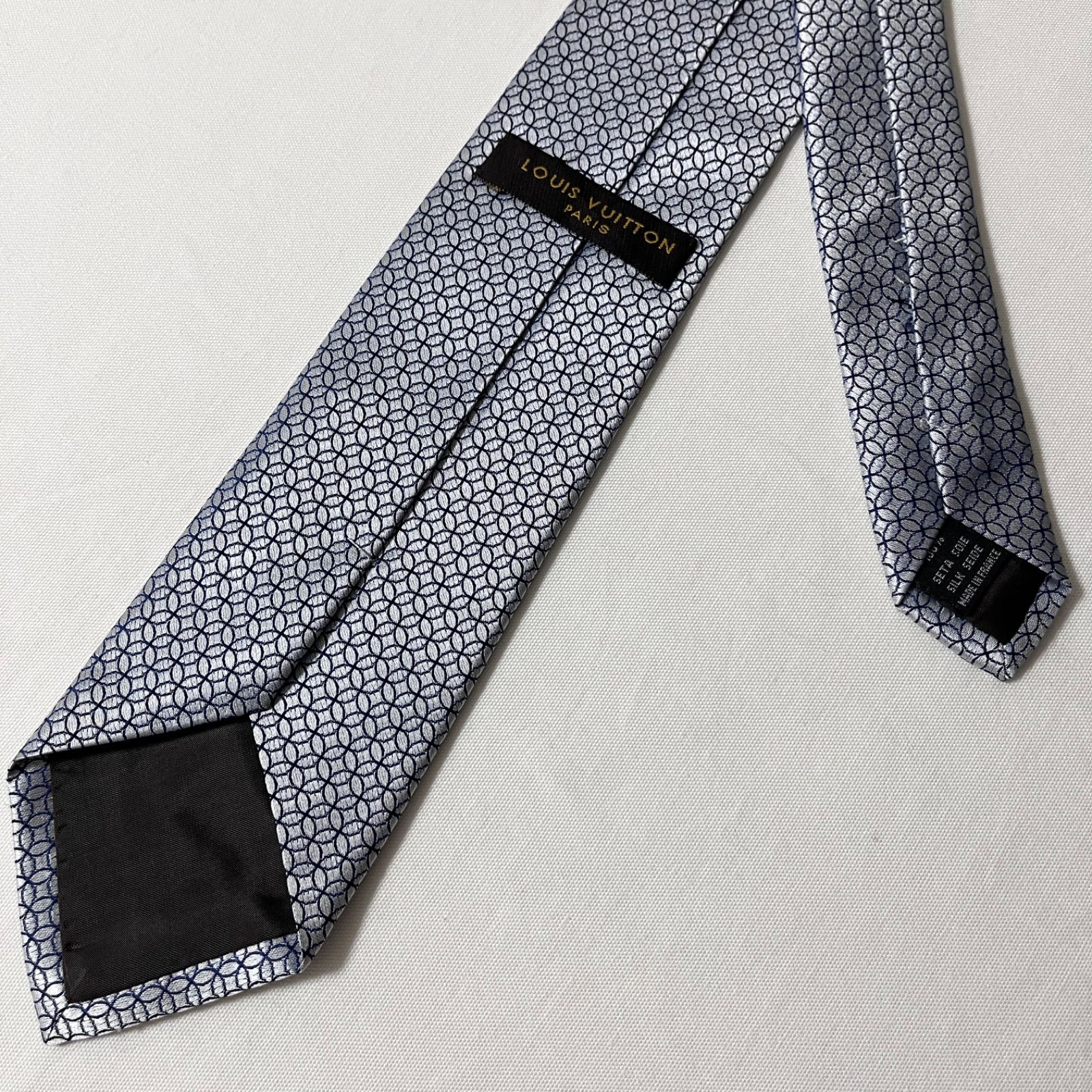 美品 LOUIS VUITTON ルイヴィトン ネクタイ シルク100% ライト