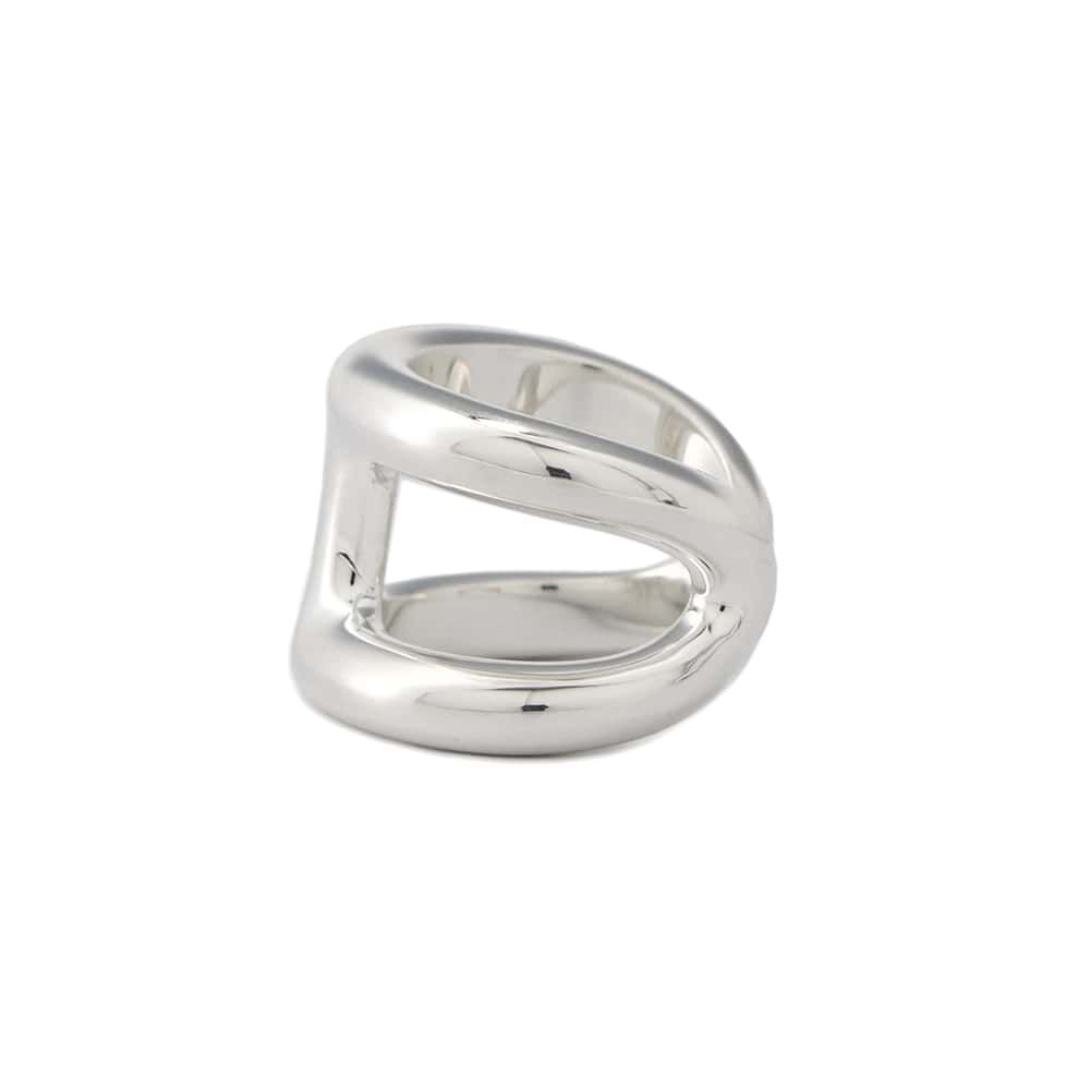 エルメス リング オスモズGM Osmose SV925シルバー リングサイズ50  