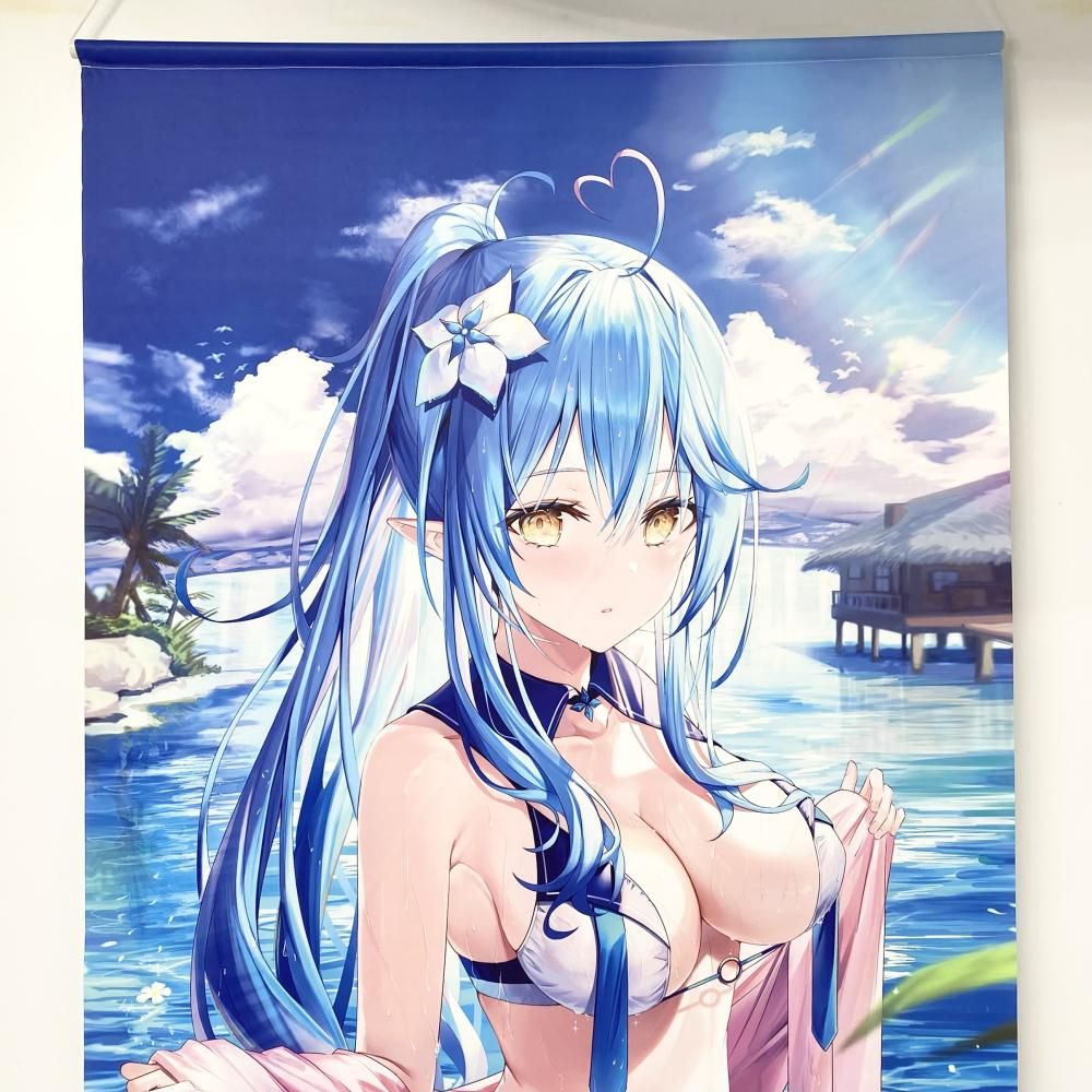 雪花ラミィ 特大 水着 タペストリー ホロライブ リン☆ユウ 雪花ラミィ 