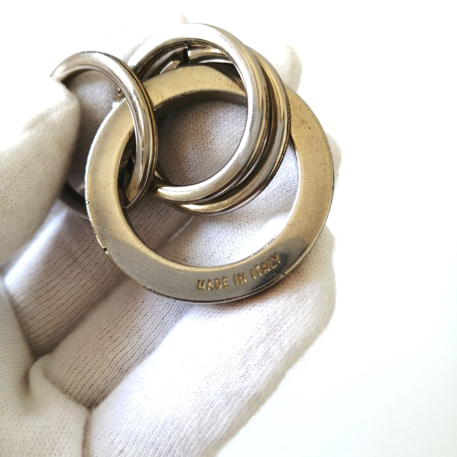 ブルガリ BVLGARI 3連キーリング ブラック 156 - メルカリ